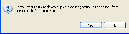 The message that warns you of duplicate classes
