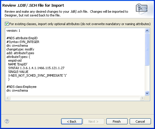 An example .ldif file