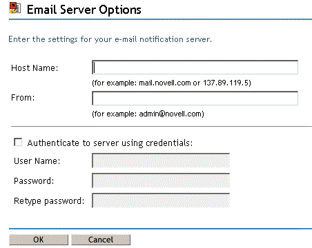 Configure SMTP server interface