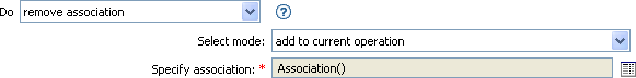 Remove association