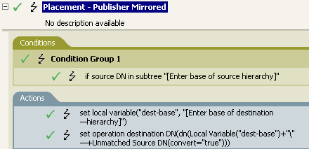 Placement - Publisher Mirrored