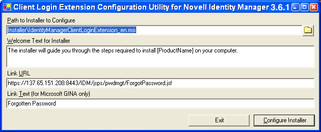 Launching the IDM CLE Configuration Utility