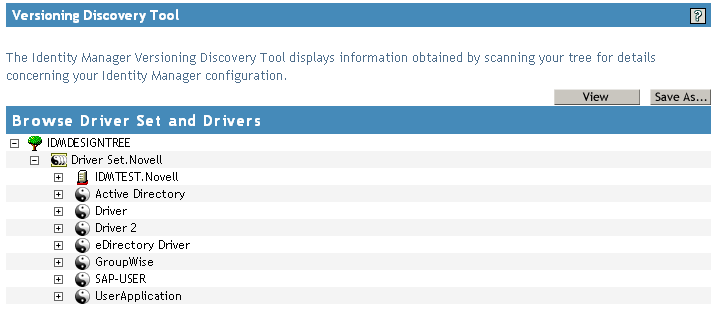 Versioning discovery tool