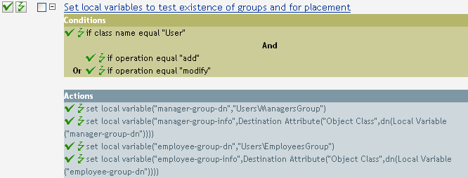 Local variable to test for the existence of groups and for placement