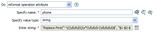 Reformat operation attribute