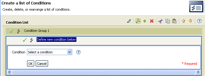 Conditions Builder