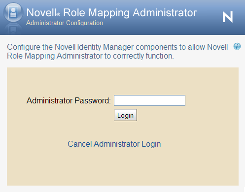 Configuration Login