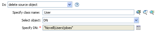 Delete source object