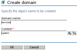Specifying the name services for the domain