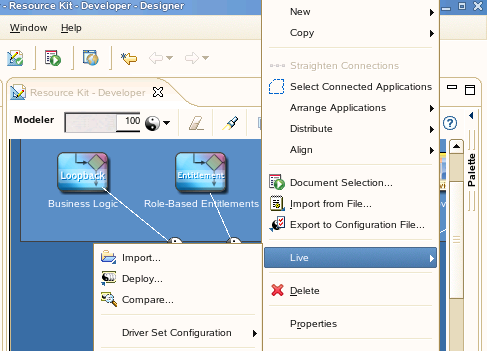 Selecting Deploy