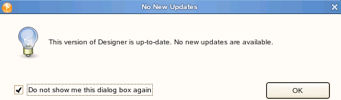 No updates found
