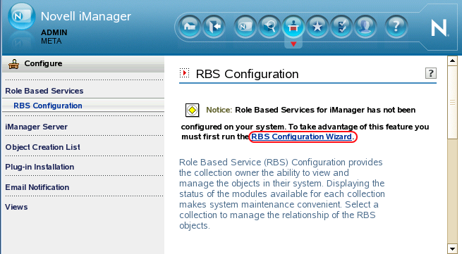 RBS Configuration Wizard