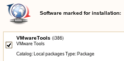 VMwareTools package