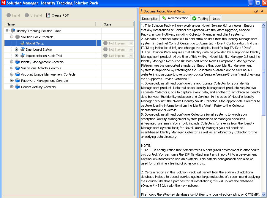 Global Setup Documentation