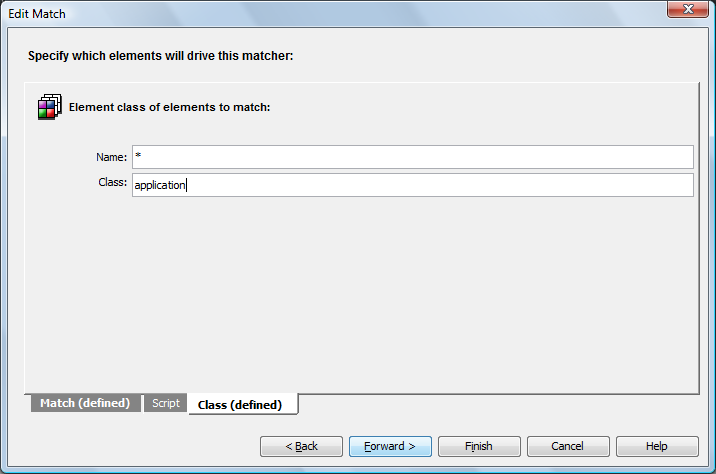 Edit Match Dialog Box