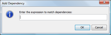 Add Dependency Dialog Box