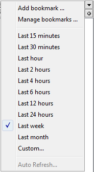 Bookmarks Menu